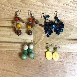 3/$20 + $4.99 SHIPPING ON ALL JEWELRY OVER $15 Boho Earrings